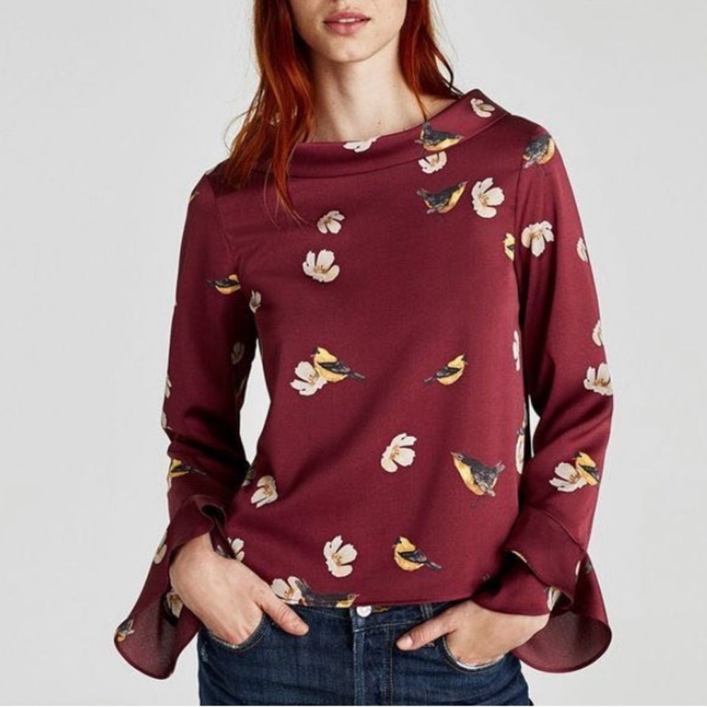 🎆Zara Pretty Top Size-M